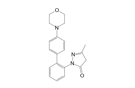 5-Methyl-2-(4'-morpholino-[1,1'-biphenyl]-2-yl)-2,4-dihydro-3H-pyrazol-3-one