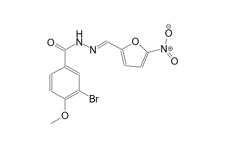 benzoic acid, 3-bromo-4-methoxy-, 2-[(E)-(5-nitro-2-furanyl)methylidene]hydrazide