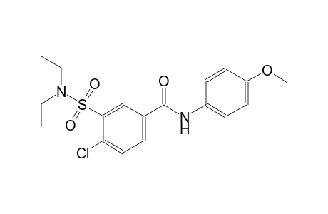 4-Chloro-3-diethylsulfamoyl-N-(4-methoxy-phenyl)-benzamide