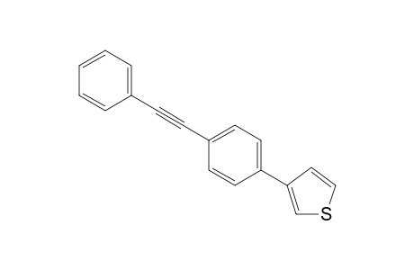 3-(4-(Phenylethynyl)phenyl)thiophene