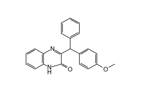 3-(p-METHOXY-alpha-PHENYLBENZYL)-2(1H)-QUINOXALINONE