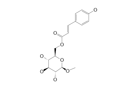 METHYL-6-O-PARA-TRANS-COUMAROYL-BETA-D-GLUCOPYRANOSIDE