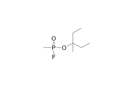 1-Ethyl-1-methylpropyl methylphosphonofluoridoate