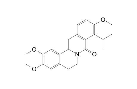 2,3,10-trimethoxy-9-propan-2-yl-5,6,13,13a-tetrahydroisoquinolino[2,1-b]isoquinolin-8-one