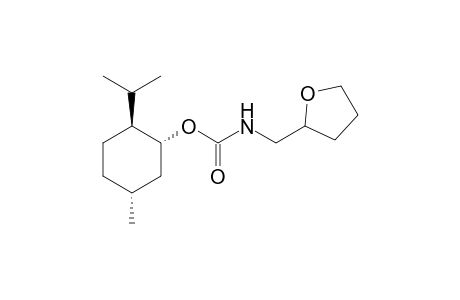 (Tetrahydro-furan-2-ylmethyl)-carbamic acid (1R,2S,5R)-2-isopropyl-5-methyl-cyclohexyl ester