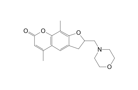 5,9-Dimethyl-2-(4-morpholinylmethyl)-2,3-dihydrofuro[3,2-g][1]benzopyran-7-one