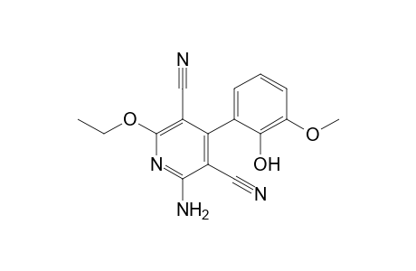 2-Amino-3,5-dicyano-6-ethoxy-4-(2-hydroxy-3-methoxyphenyl)pyridine