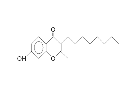 2-Methyl-3-octyl-7-hydroxy-chromone