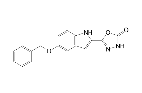 5-[2'-(5"-Benzyloxyindolyl)]-1,3,4-oxadiazol-2(3H)-one