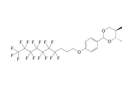 (4S,5R)-4,5-Dimethyl-2-[4-(4,4,5,5,6,6,7,7,8,8,9,9,10,10,10-pentadecafluorodecyloxy)phenyl][1,3]dioxane