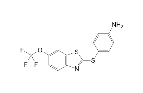 4-((6-(Trifluoromethoxy)benzo[d]thiazol-2-yl)thio)aniline