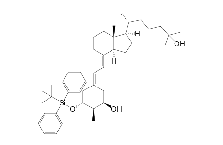 2.alpha.-Methyl-19-nor-1.alpha.,25-dihydroxyvitamin D3 - 1-[(t-butyl)diphenylsilyl] - derivative