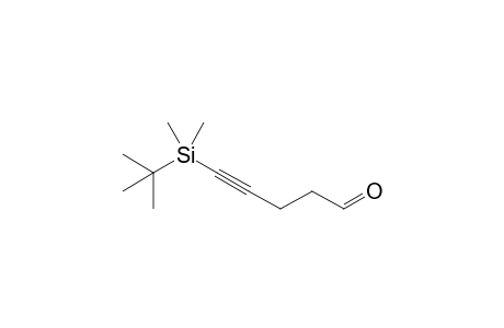 5-[tert-butyl(dimethyl)silyl]pent-4-ynal