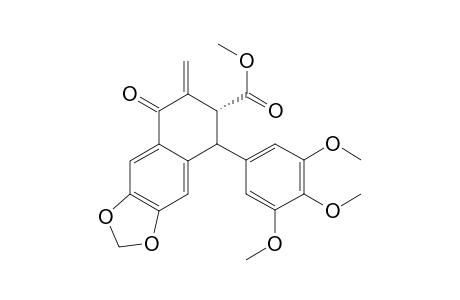 METHYL-[5R-(5-ALPHA,6-ALPHA)]-5,6,7,8-TETRAHYDRO-7-METHYLIDENE-8-OXO-5-(3,4,5-TRIMETHOXYPHENYL)-NAPHTHO-[2,3-D]-[1,3]-DIOXOLE-6-CARBOXYLATE