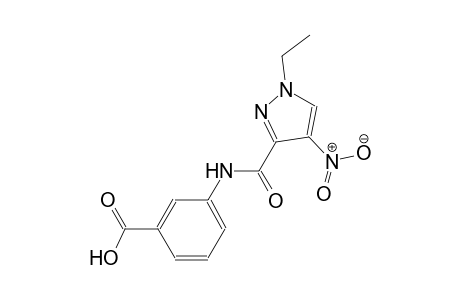 3-{[(1-ethyl-4-nitro-1H-pyrazol-3-yl)carbonyl]amino}benzoic acid