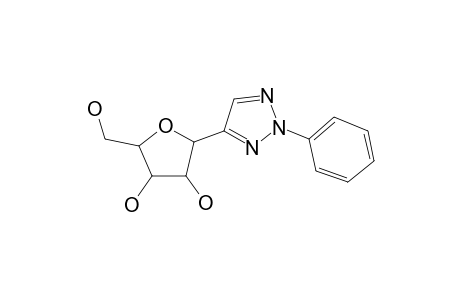 4-.beta.-D-Lyxofuranosyl-2-phenyl-1,2,3-osotriazole