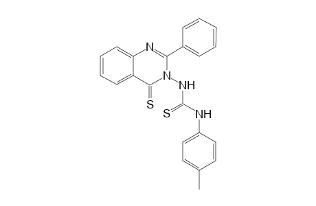N'-(4-Methylphenyl)-N-(3-phenyl-4-thioxoquiazolin-3-yl)thiourea