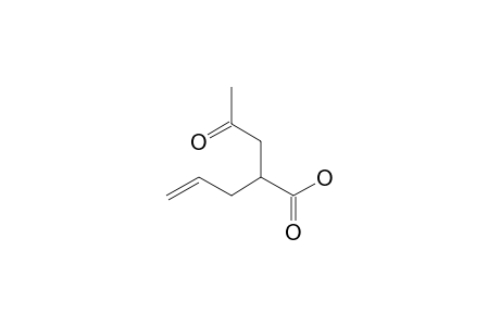 4-Pentenoic acid, 2-(2-oxopropyl)-