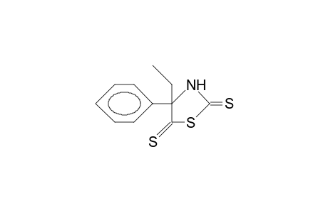 4-Ethyl-4-phenyl-thiazolidine-2,5-dithione