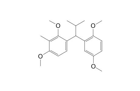 1-(1-(2,5-dimethoxyphenyl)-2-methylpropyl)-2,4-dimethoxy-3-methylbenzene
