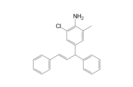 (E)-2-Chloro-4-(1,3-diphenylallyl)-6-methylaniline
