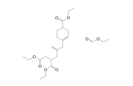 CYCLOHEXEN-4,5-DICARBOXYLIC ACID, 1-[4,5-BIS(ETHOXYCARBONYL)-2-METHYLEN-1-PENTYL]-, trans