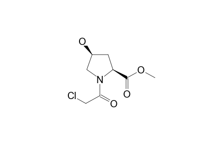 (2S,4S)-1-(2-chloroacetyl)-4-hydroxy-pyrrolidine-2-carboxylic acid methyl ester