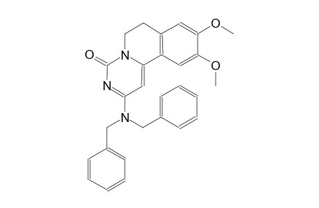 2-(dibenzylamino)-9,10-dimethoxy-6,7-dihydro-4H-pyrimido[6,1-a]isoquinolin-4-one