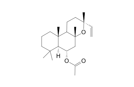 2-(1'-Ethenyl)-2,4b,8,8,10a-pentamethyl-9-(acetoxy)-perhydro)naphtho[2,3-a]pyran