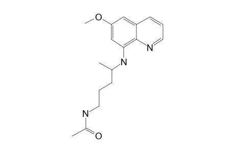 8-[4-Acetamino-1-methylbutylamino]-6-methoxyquinoline