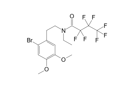 N-Ethyl-2-bromo-4,5-dimethoxyphenethylamine HFB