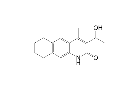 3-(1-hydroxyethyl)-4-methyl-6,7,8,9-tetrahydrobenzo[g]quinolin-2(1H)-one