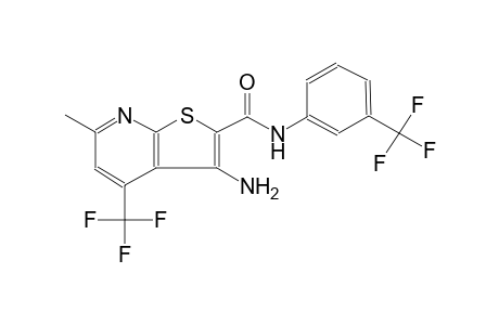 thieno[2,3-b]pyridine-2-carboxamide, 3-amino-6-methyl-4-(trifluoromethyl)-N-[3-(trifluoromethyl)phenyl]-