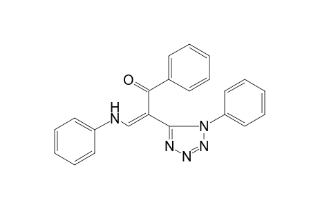 1-Phenyl-3-phenylamino-2-(1-phenyl-1H-tetrazol-5-yl)-propenone