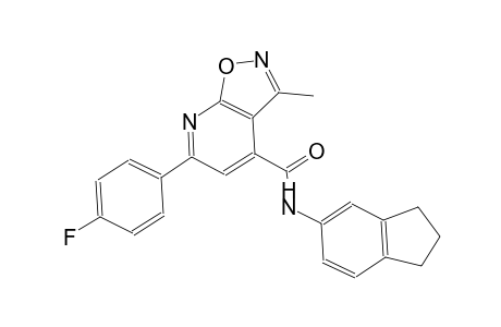 isoxazolo[5,4-b]pyridine-4-carboxamide, N-(2,3-dihydro-1H-inden-5-yl)-6-(4-fluorophenyl)-3-methyl-