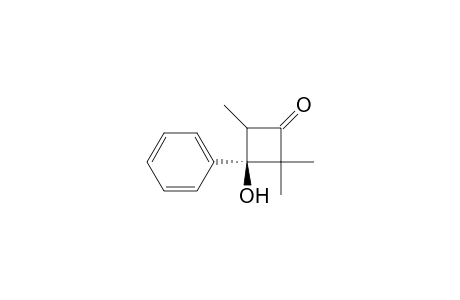 r-3-hydroxy-2,2,c-4-trimethyl-3-phenylcyclobutanone
