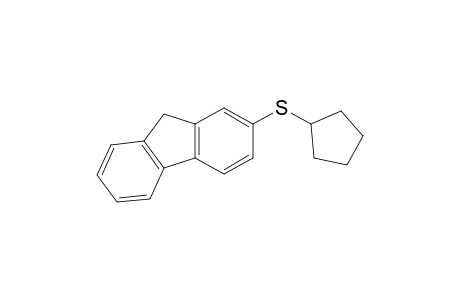 2-(Cyclopentylthio)fluorene