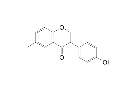 3-(4-Hydroxyphenyl)-6-methylchroman-4-one