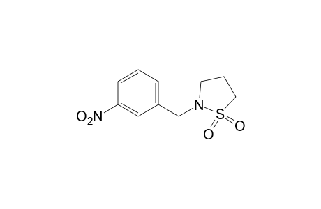 2-(m-nitrobenzyl)isothiazolidine,1,1-dioxide