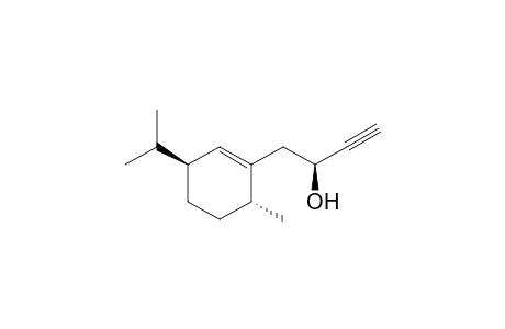 (S)-1-((3S,6R)-3-Isopropyl-6-methylcyclohex-1-enyl)but-3-yn-2-ol