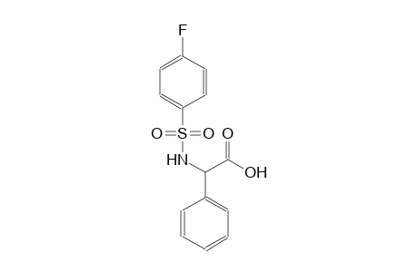 benzeneacetic acid, alpha-[[(4-fluorophenyl)sulfonyl]amino]-