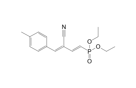 (E,2Z)-4-diethoxyphosphoryl-2-(4-methylbenzylidene)but-3-enenitrile
