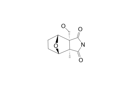 (1-R*,2-R*,3-S*,6-R*)-1-HYDROXYMETHYL-2-METHYL-3,6-EPOXYCYCLOHEXANE-1,2-DICARBOXIMIDE