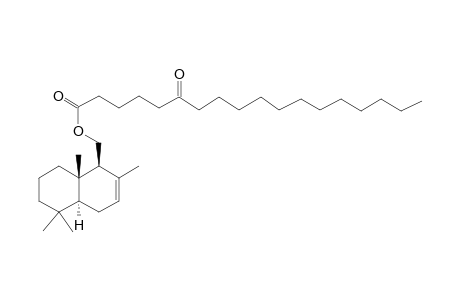 (1S,4aS,8aS)-2,5,5,9-Tetramethyl-1-{[5'-(dodecanoyl)pentanoyl]oxymethyl}-(octahydro)-naphthalene