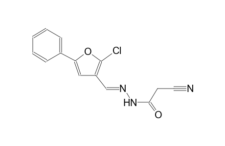 acetic acid, cyano-, 2-[(E)-(2-chloro-5-phenyl-3-furanyl)methylidene]hydrazide