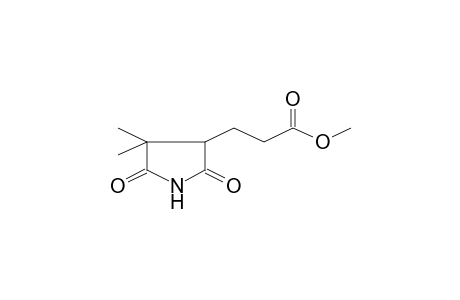 3-(2,5-diketo-4,4-dimethyl-pyrrolidin-3-yl)propionic acid methyl ester