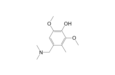 4-[(dimethylamino)methyl]-2,6-dimethoxy-3-methylphenol