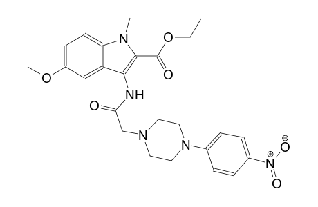 ethyl 5-methoxy-1-methyl-3-({[4-(4-nitrophenyl)-1-piperazinyl]acetyl}amino)-1H-indole-2-carboxylate