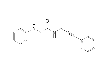 2-(Phenylamino)-N-(3-phenylprop-2-yn-1-yl)acetamide