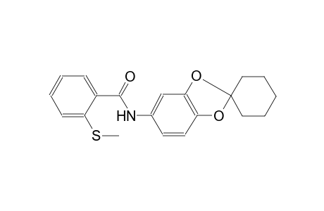 1-[2-(methylsulfanyl)phenyl]-2-{spiro[1,3-benzodioxole-2,1'-cyclohexan]-6-yl}ethan-1-one